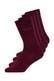 Socken Dunkelrot