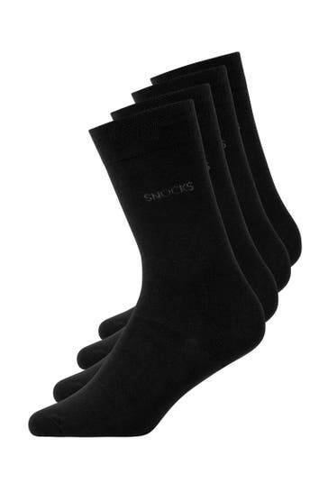 SNOCKS Socken Schwarz