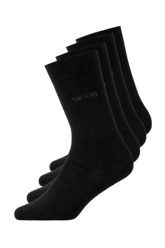 SNOCKS Socken Schwarz