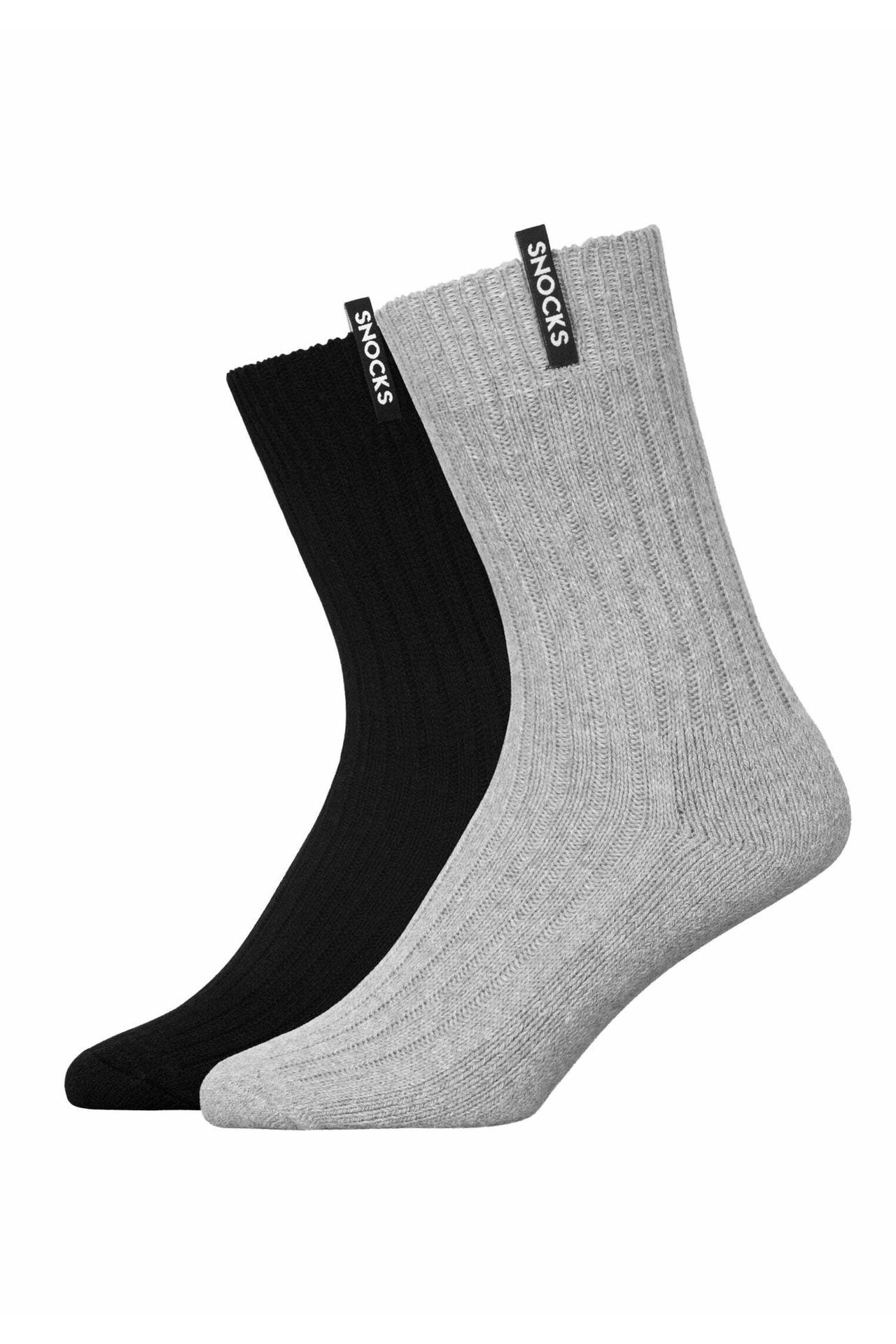 SNOCKS Socken Mix (Schwarz/Hellgrau), Bild 1