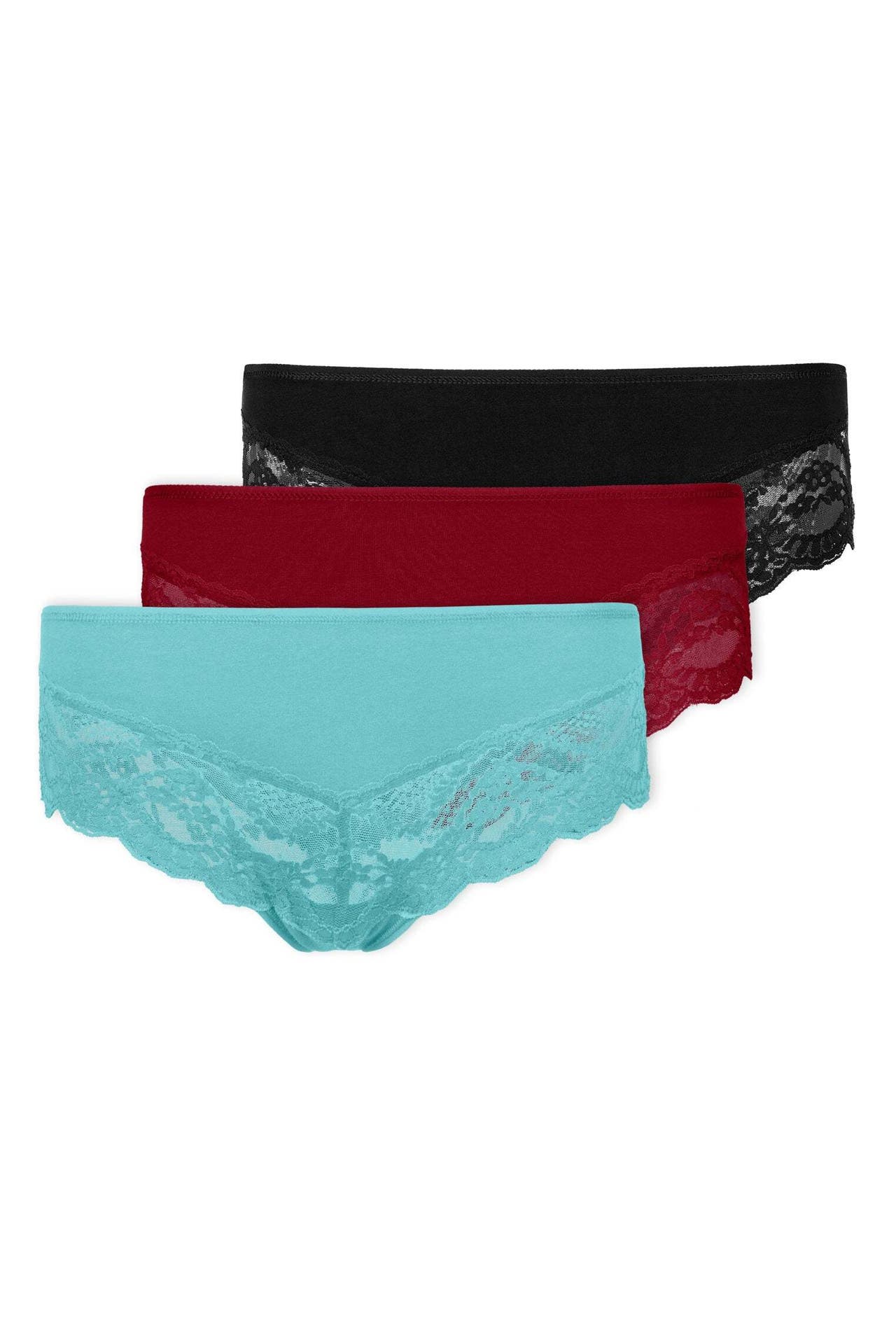 SNOCKS Slip Mix (Pazifik Blau/Dunkelrot/Schwarz), Bild 1