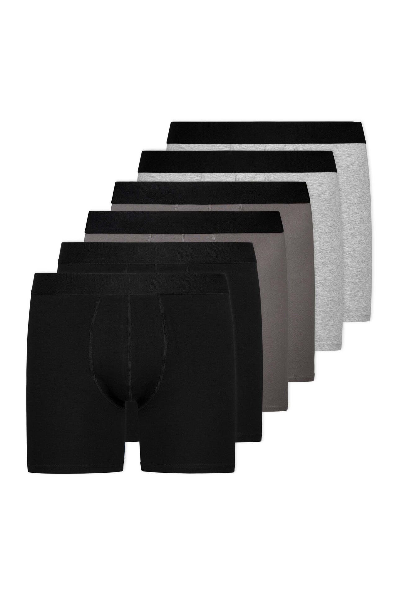 SNOCKS Boxer Mix (Schwarz/Grau/Hellgrau), Bild 1