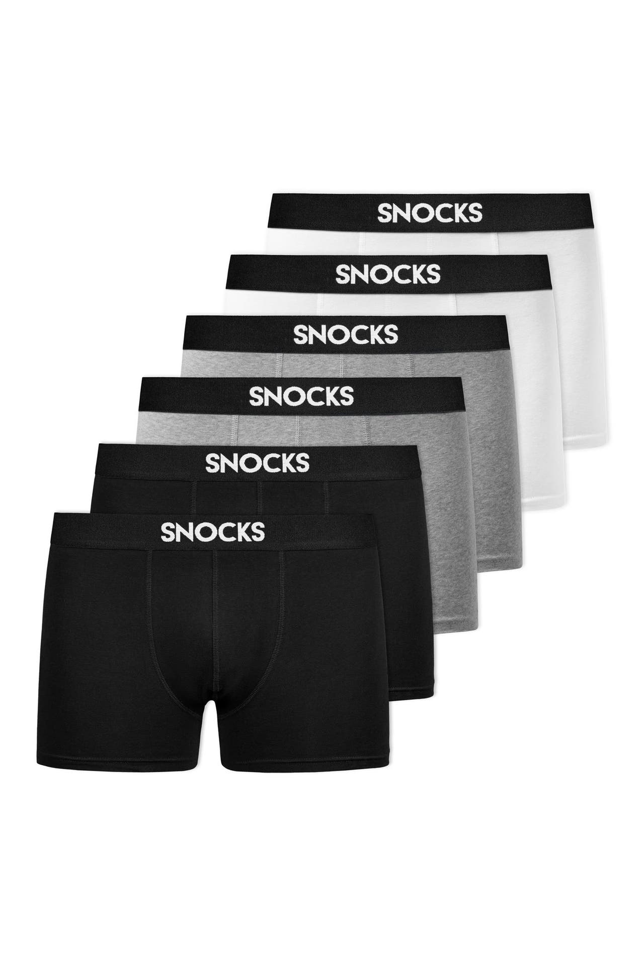SNOCKS Boxer Mix (Schwarz/Weiß/Grau), Bild 1