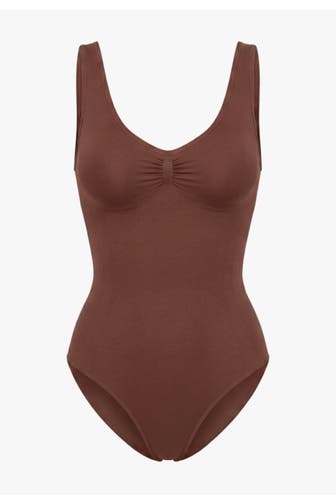 SNOCKS Shapewear Braun