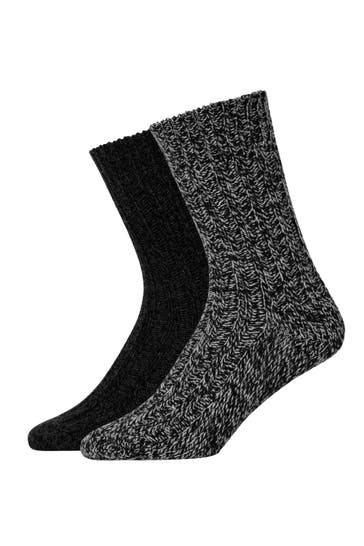 SNOCKS Socken Mix (Grau/Schwarz)