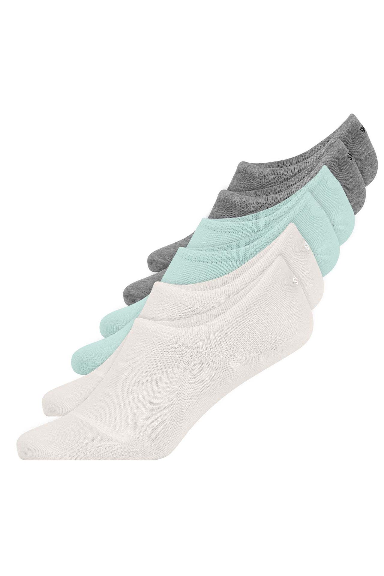 SNOCKS Socken Mix (Hellgrau/Hellblau/Creme), Bild 1