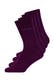 Socken Weinrot