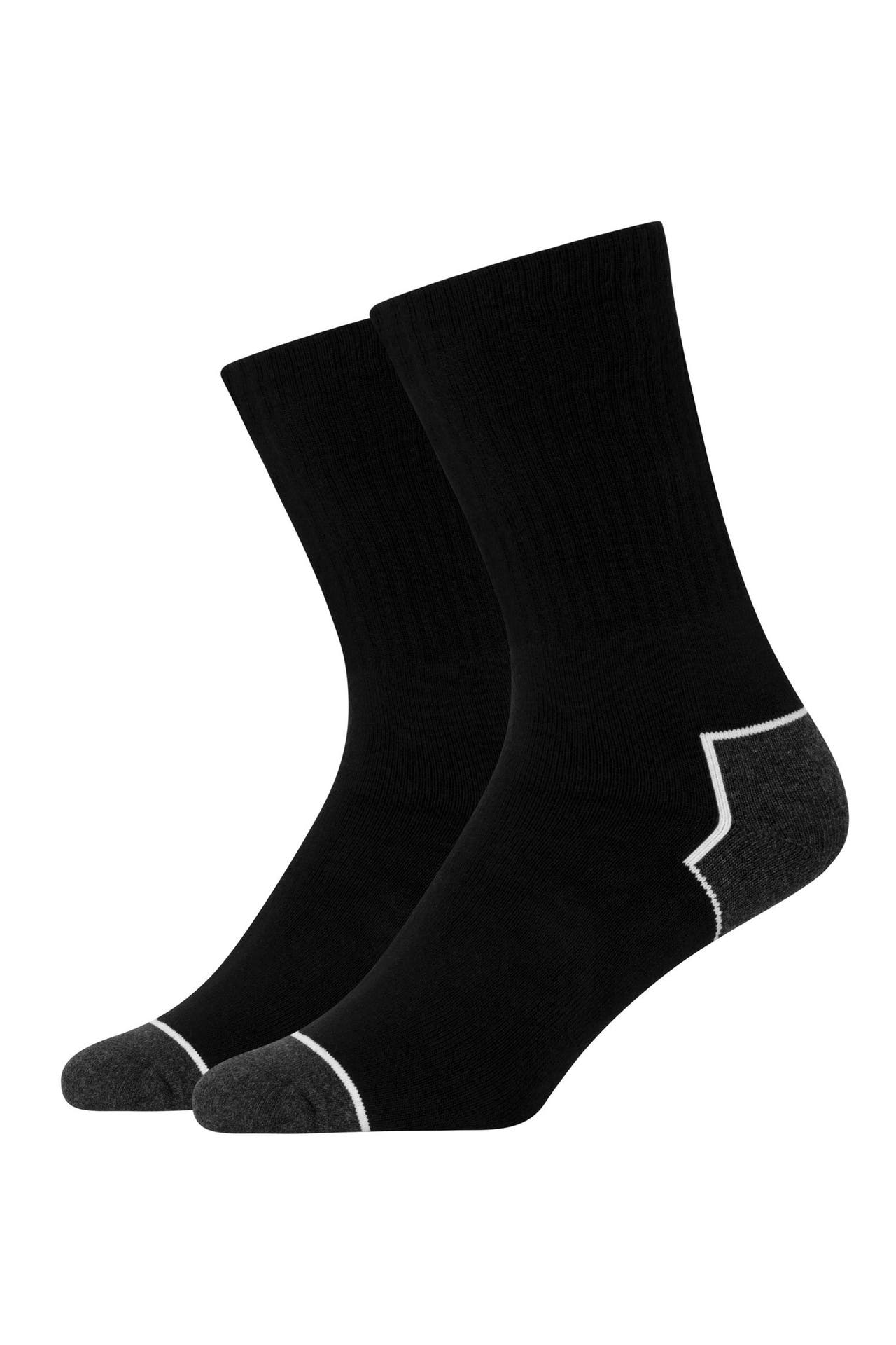 SNOCKS Socken Schwarz/Weiße Akzente, Bild 1