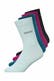 Socken Mix (Dunkelgrau Melange/Magenta/Petrol/Hellblau)
