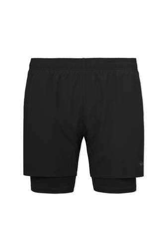 SNOCKS Short Schwarz Slim