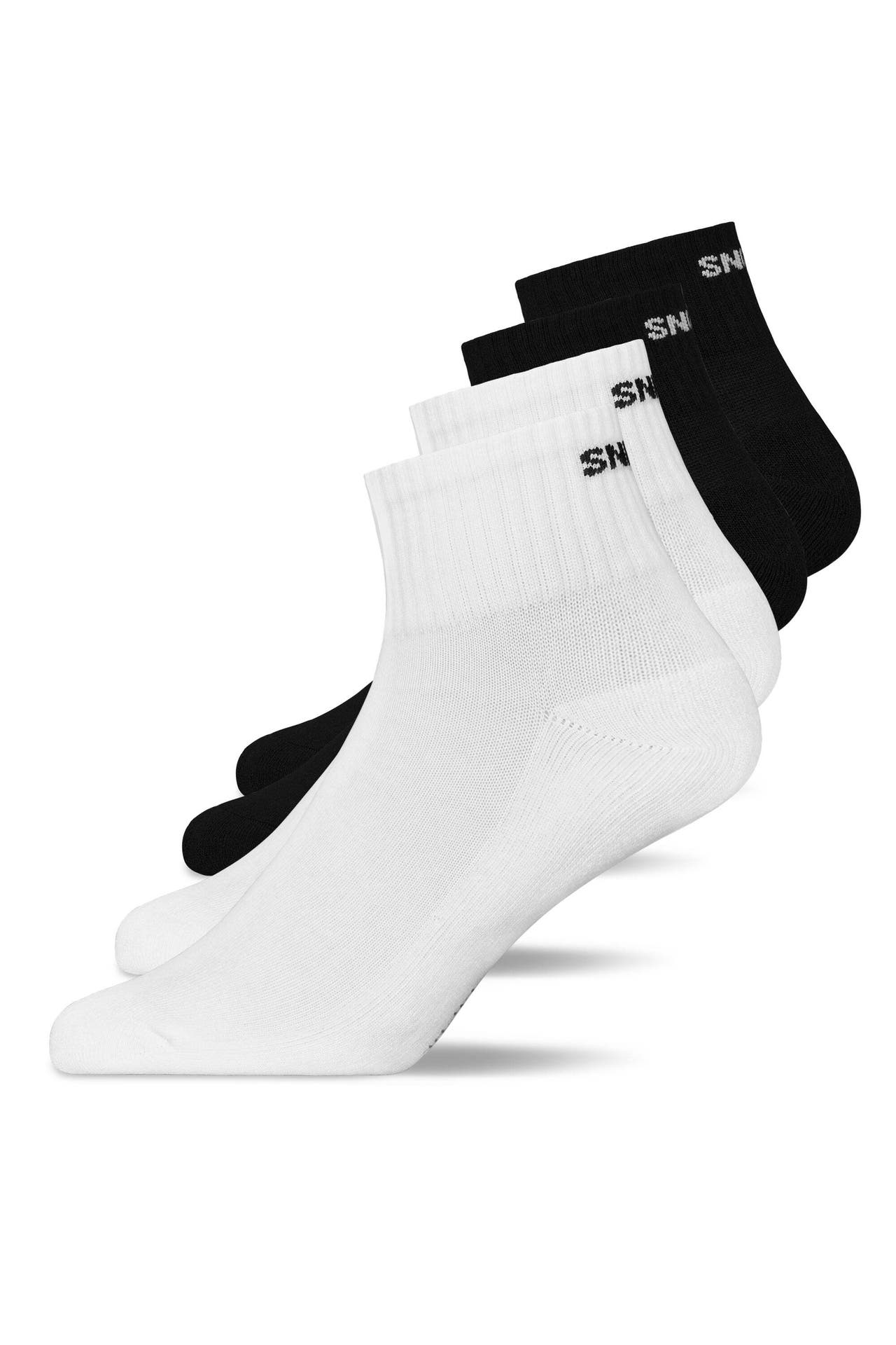 SNOCKS Socken Mix (Schwarz/Weiß), Bild 1
