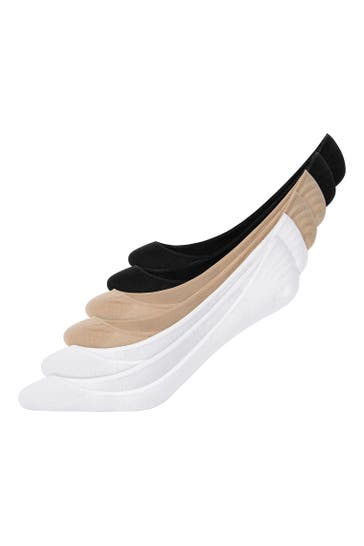 SNOCKS Socken Mix (Schwarz/Weiß/Beige)