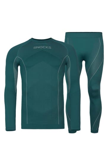 SNOCKS Thermounterwäsche Herren mit Daumenloch