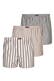 Boxer Mix Stripes (Rose/Creme/Schwarz)