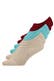 Socken Mix (Hafer/Pazifik Blau/Dunkelrot)