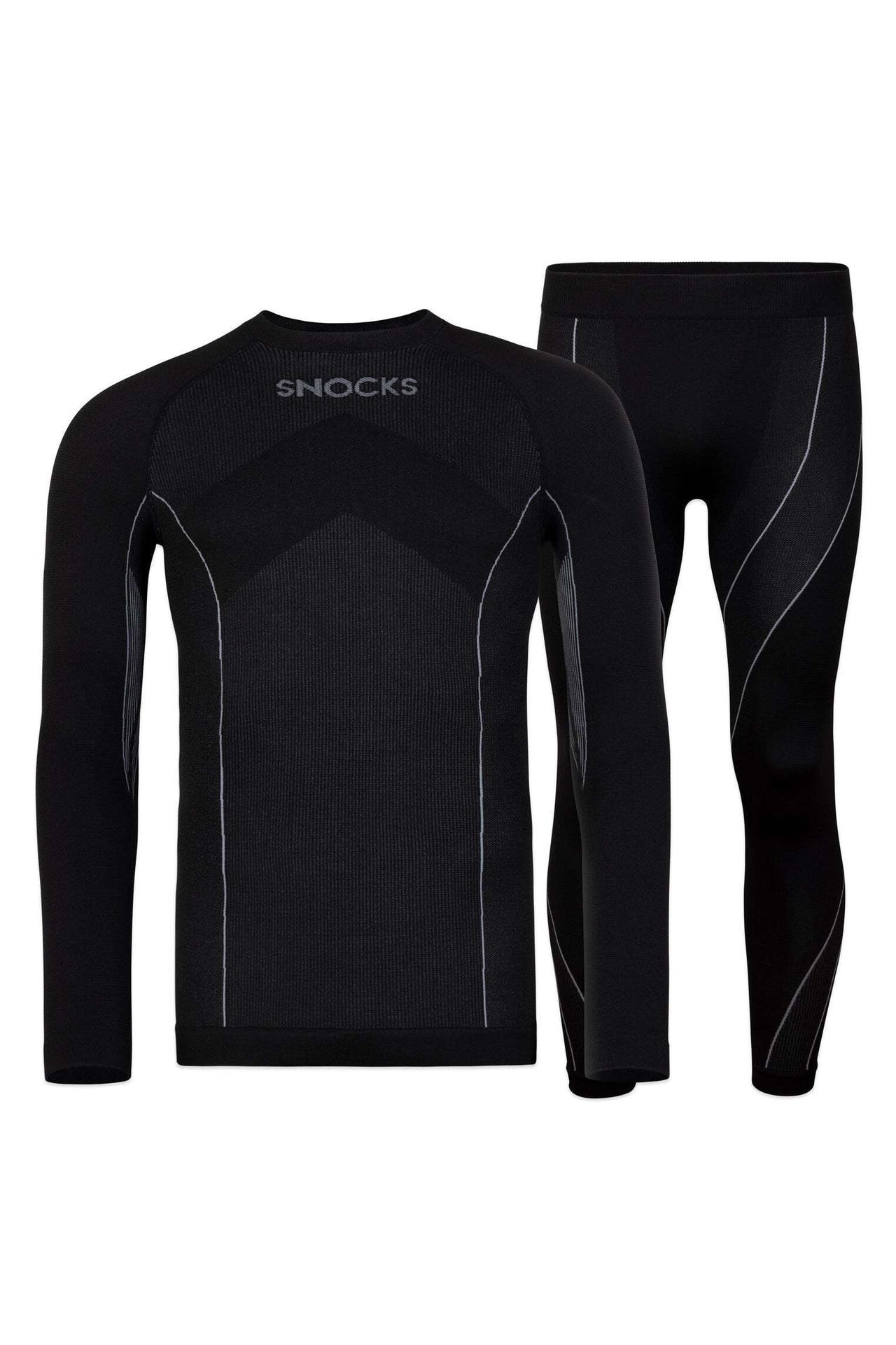 SNOCKS Thermounterwäsche Herren mit Daumenloch, Bild 1