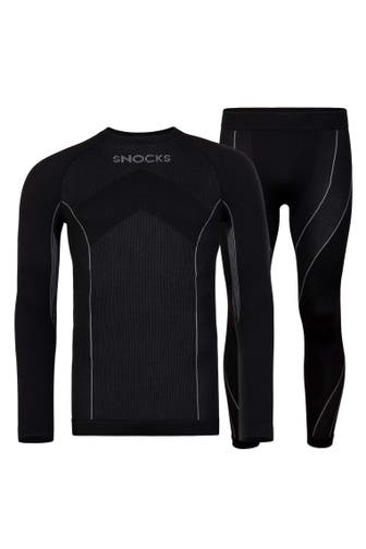 SNOCKS Thermounterwäsche Herren mit Daumenloch