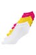 Socken Mix (Himbeere/Gelb/Weiß)
