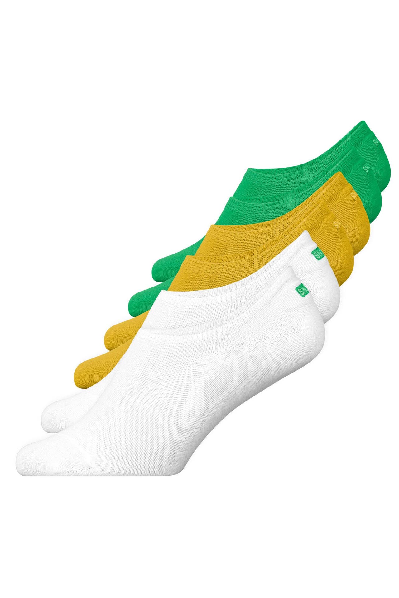 SNOCKS Socken Mix (Grün/Weiß/Gelb), Bild 1