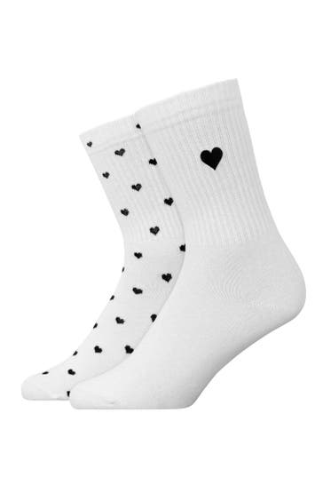 SNOCKS Socken Mix Love (Schwarz)