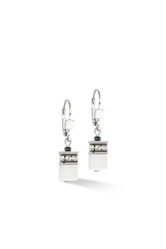 COEUR DE LION Ohrringe GeoCUBE® Limited Edition Schwarz-Weiß