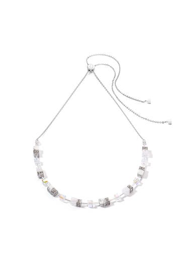 COEUR DE LION Kette GeoCUBE® Iconic Nature weiß