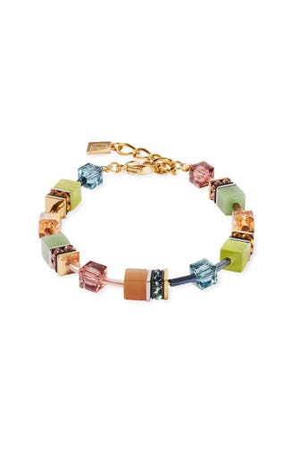 COEUR DE LION Armband GeoCUBE® Iconic Forest Oliv-Grün