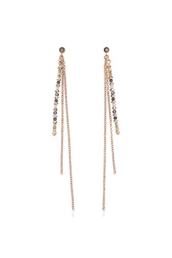 COEUR DE LION Ohrringe fine waterfal grau