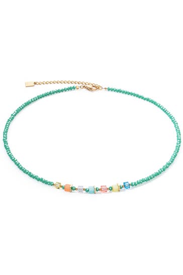 COEUR DE LION Kette Joyful Colours multicolorgrün
