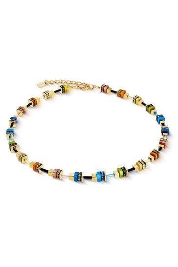 COEUR DE LION Kette Autumn Glow Cube Multicolor Autumn