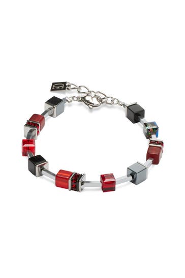 COEUR DE LION Armband GeoCUBE® Limited Edition Rot