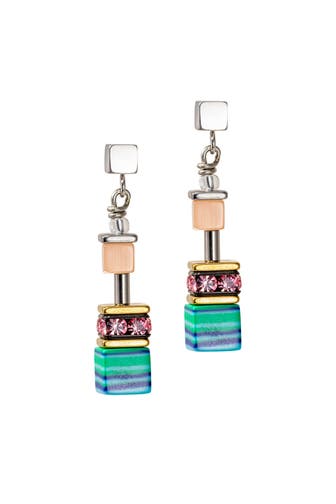 COEUR DE LION Ohrringe GeoCUBE® Candy spring Multicolor Spring