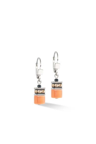 COEUR DE LION Ohrringe GeoCUBE® Limited Edition Orange