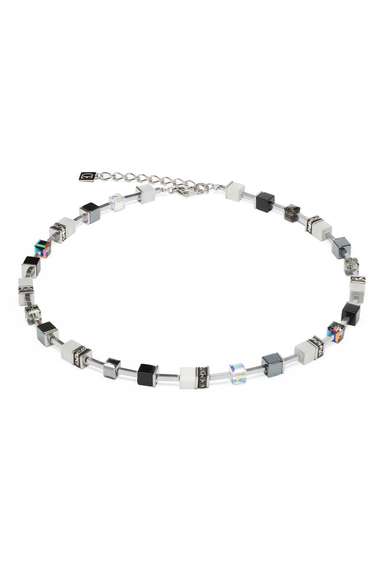 COEUR DE LION Kette GeoCUBE® Limited Edition Schwarz-Weiß, Bild 1