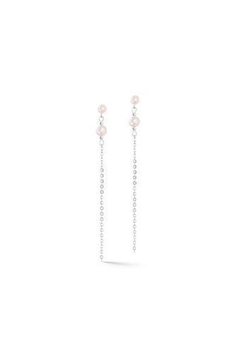 COEUR DE LION Ohrringe Princess Pearls rosa-silber