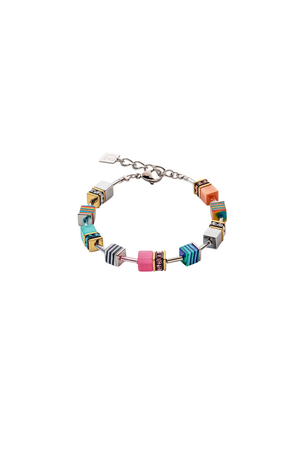 COEUR DE LION Armband GeoCUBE® Candy multicolorspring, Bild 1
