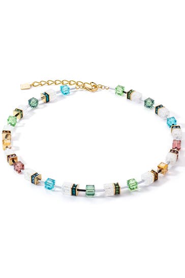 COEUR DE LION Kette GeoCUBE® Iconic Statement Precious Multicolor Gold