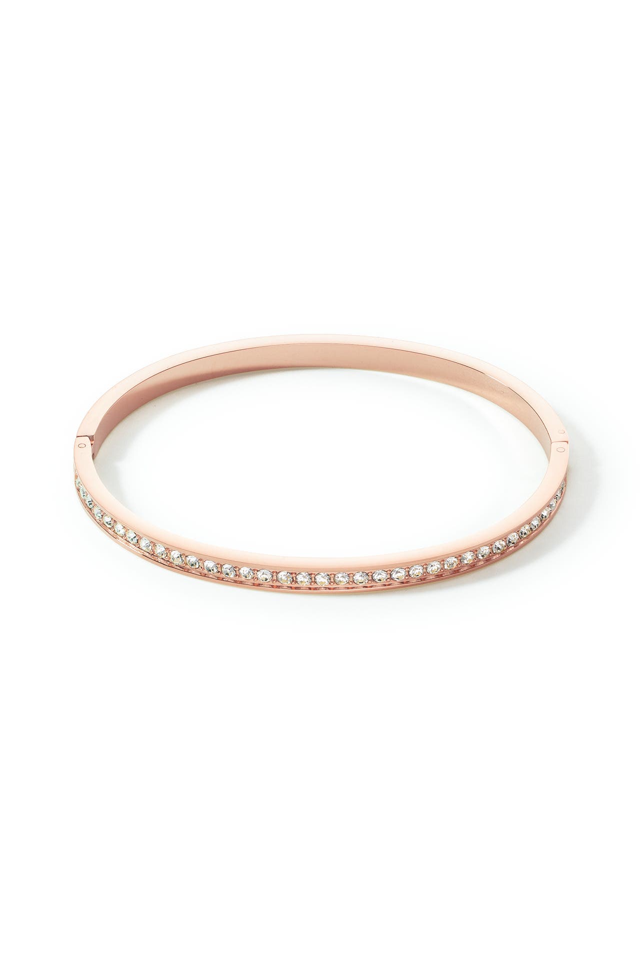 COEUR DE LION Armband Armreif Edelstahl & Kristalle slim roségold kristall 17 kristall-roségold, Bild 1