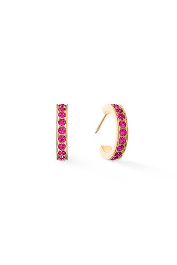 COEUR DE LION Ohrringe Coeur de Lion Pink-Gold