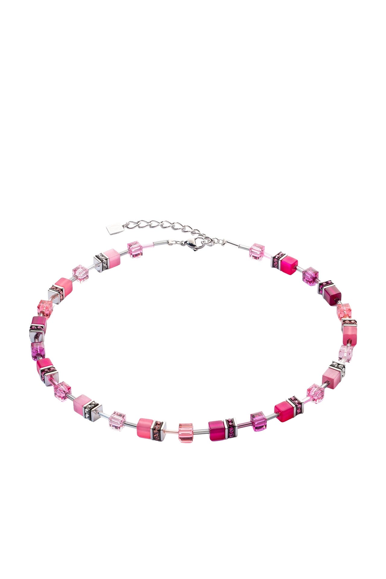 COEUR DE LION Kette GeoCUBE® Iconic Magenta, Bild 1
