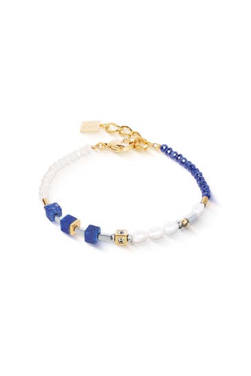 COEUR DE LION Armband Princess Fusion Pearls Blau