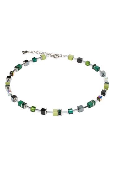 COEUR DE LION Kette GeoCUBE® Limited Edition Grün