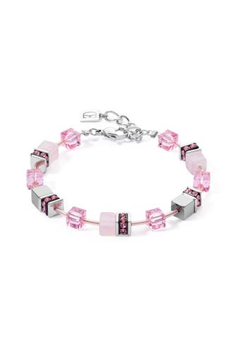 COEUR DE LION Armband GeoCUBE® Iconic Precious rosa