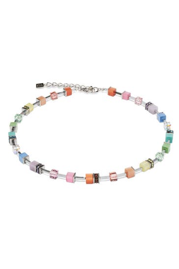 COEUR DE LION Kette GeoCUBE® Limited Edition Multicolor Pastell 1