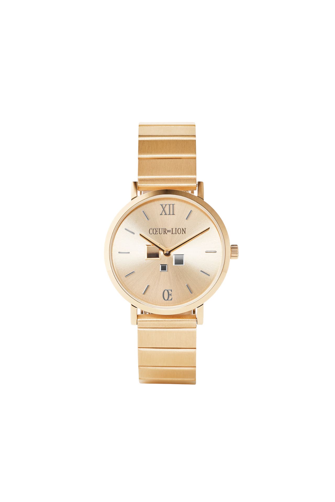 COEUR DE LION Uhr Rund Gold Sunray Monochrome Edelstahl, Bild 1
