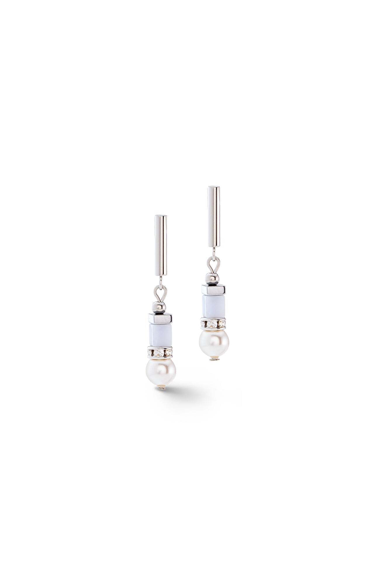 COEUR DE LION Ohrringe Precious Fusion Offset Hellblau, Bild 1