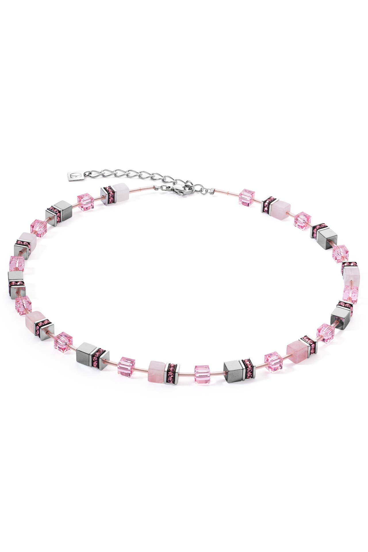 COEUR DE LION Kette GeoCUBE® Iconic Precious Rosa, Bild 1