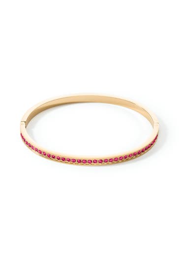 COEUR DE LION Armband Edelstahl & Kristalle Pink-Gold