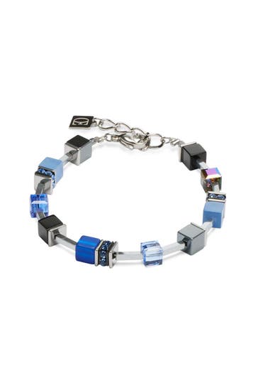 COEUR DE LION Armband GeoCUBE® Limited Edition Blau