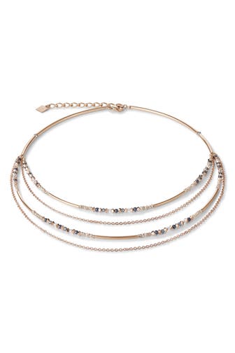 COEUR DE LION Kette fine waterfall grau